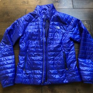 North Face Blue puffer jacket